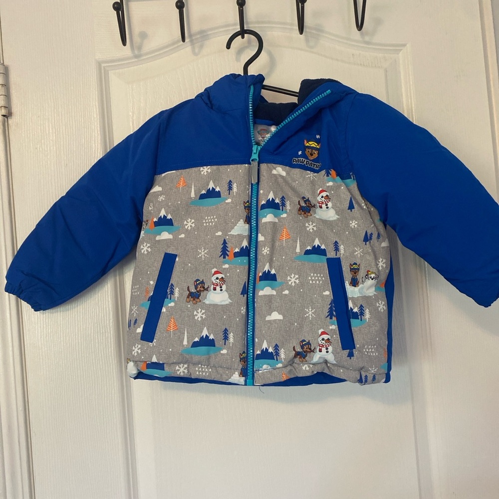 Paw Patrol Blue and Gray Puffer Jacket for Kids